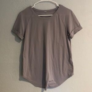 Lulu lemon athletic tee! Light purple.
